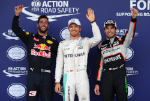Ricciardo, Rosberg, Perez
