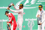 Sebastian Vettel, Lewis Hamilton, Valtteri Bottas