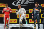 Sebastian Vettel, Nico Rosberg, Daniil Kvyat