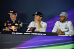 Max Verstappen, Nico Rosberg, Lewis Hamilton