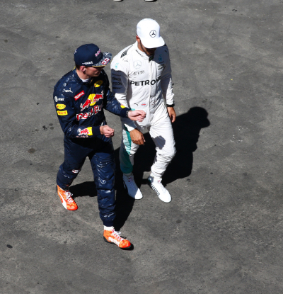 Max Verstappen, Lewis Hamilton