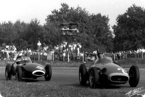 Juan Manuel Fangio, Stirling Moss 1957 Italy