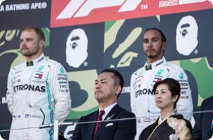 Valtteri Bottas, Lewis Hamilton