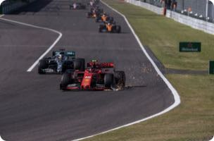 Charles Leclerc, Lewis Hamilton