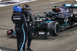Valtteri Bottas, Lewis Hamilton
