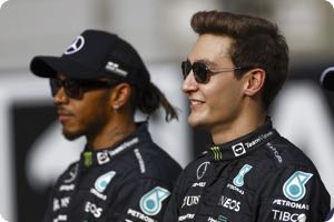 Lewis Hamilton, George Russell