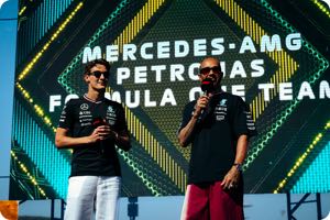 George Russell, Lewis Hamilton