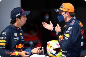 Sergio Perez, Max Verstappen