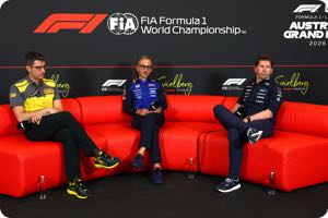 Dario Marrafuschi, Pirelli, Laurent Mekies, James Vowles, Team Principal