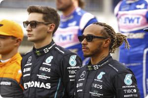 George Russell, Lewis Hamilton