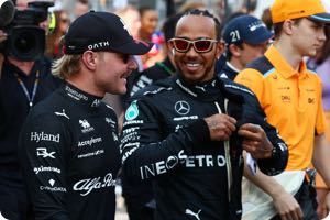 Valtteri Bottas, Lewis Hamilton