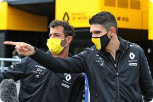 Daniel Ricciardo, Esteban Ocon