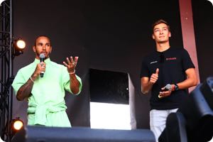 Lewis Hamilton, George Russell