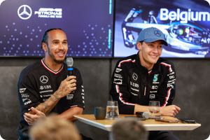 Lewis Hamilton, George Russell