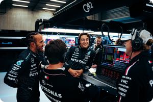 Lewis Hamilton, George Russell