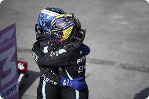 Valtteri Bottas, Lewis Hamilton
