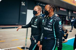 Valtteri Bottas, Lewis Hamilton