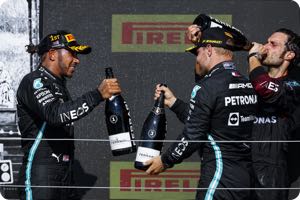 Valtteri Bottas, Lewis Hamilton