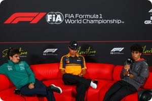 Lance Stroll, Lando Norris, Gabriel Bortoleto