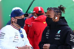 Valtteri Bottas, Lewis Hamilton