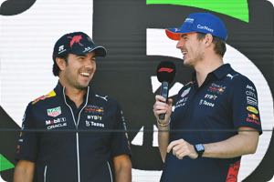 Sergio Perez, Max Verstappen