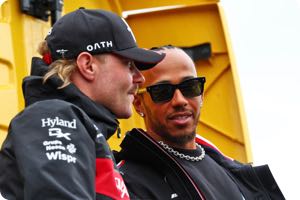 Valtteri Bottas, Lewis Hamilton