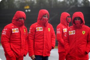 Ferrari team