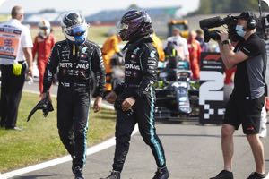 Valtteri Bottas, Lewis Hamilton