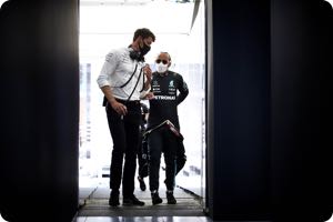 Toto Wolff, Lewis Hamilton