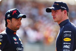 Sergio Perez, Max Verstappen
