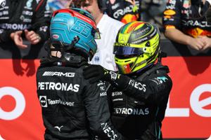 George Russell, Lewis Hamilton