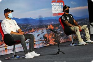 Valtteri Bottas, Lewis Hamilton