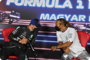 Valtteri Bottas, Lewis Hamilton