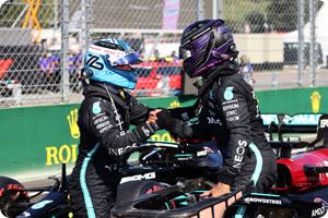 Valtteri Bottas, Lewis Hamilton