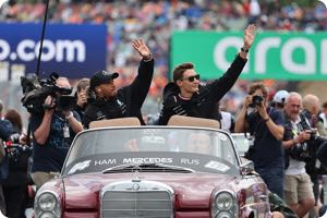 Lewis Hamilton, George Russell