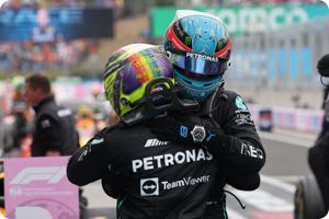 Lewis Hamilton, George Russell