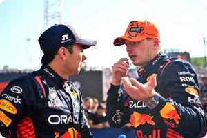 Sergio Perez, Max Verstappen