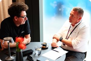 Mattia Binotto, Allan McNish, Racing Director