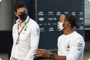 Toto Wolff, Lewis Hamilton