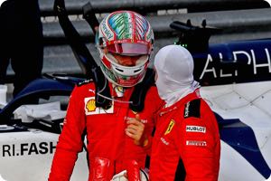 Charles Leclerc, Sebastian Vettel