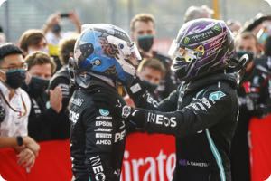 Valtteri Bottas, Lewis Hamilton