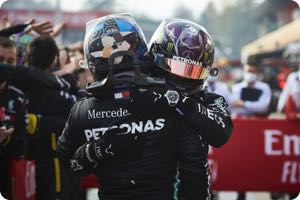 Valtteri Bottas, Lewis Hamilton