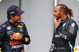 Sergio Perez, Lewis Hamilton