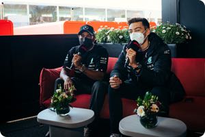 Lewis Hamilton, George Russell
