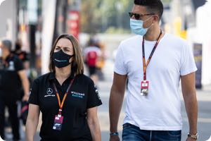 Claire Williams, Marc Harris (husband)
