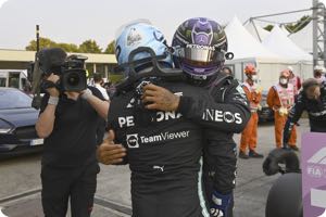 Valtteri Bottas, Lewis Hamilton
