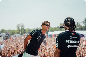 George Russell, Lewis Hamilton