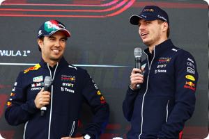 Sergio Perez, Max Verstappen