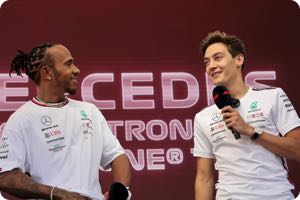 Lewis Hamilton, George Russell