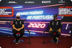 Valtteri Bottas, Lewis Hamilton